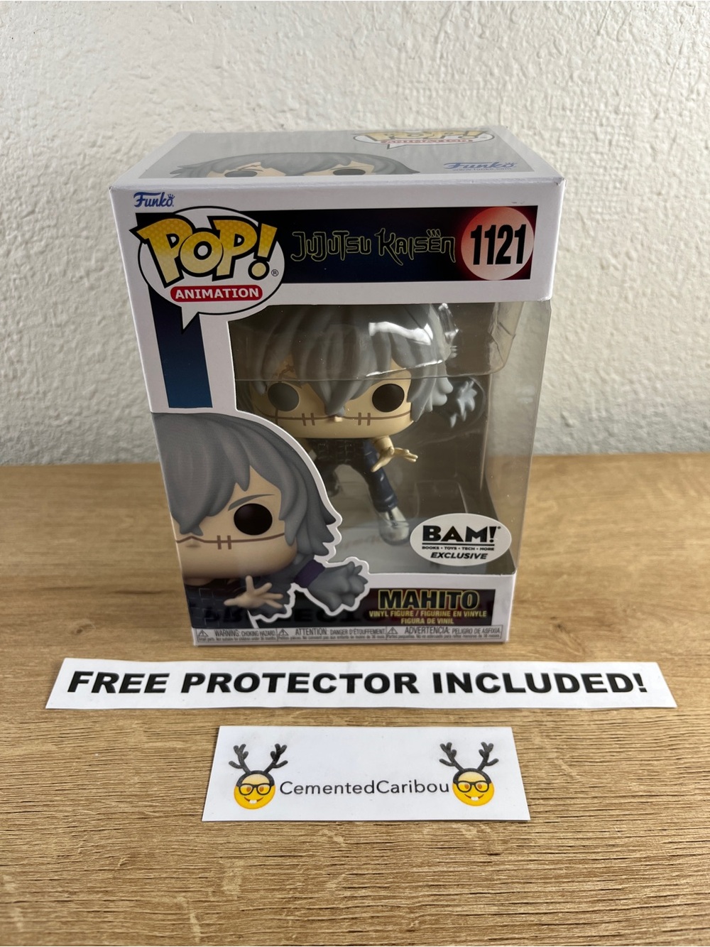 Mahito Funko Pop #1121 BAM Exclusive Jujutsu Kaisen JJK Anime Vaulted NEAR MINT